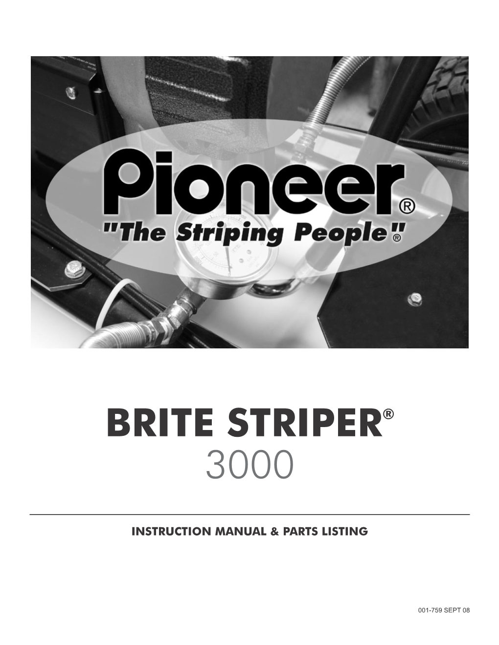 Brite Striper 3000 Manual