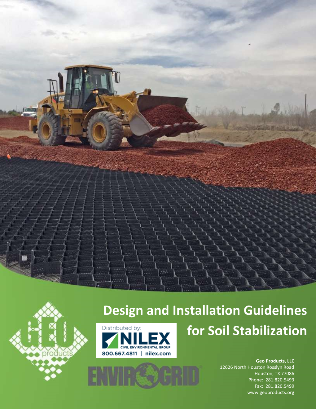 Design and Installation Guidelines for Soil Stabilization