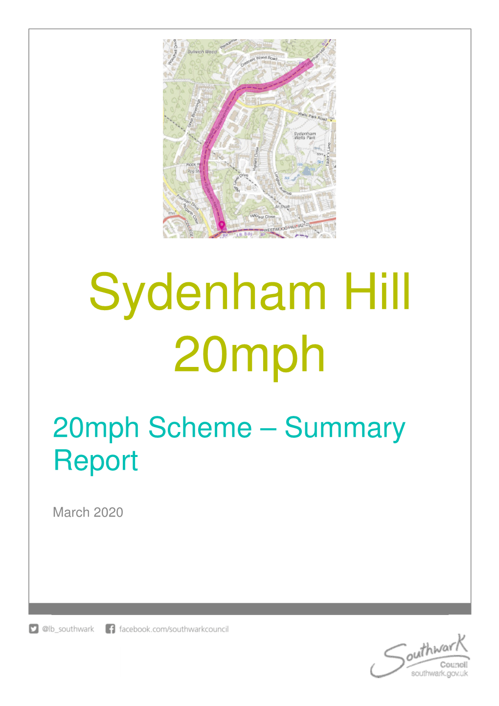 Sydenham Hill 20Mph