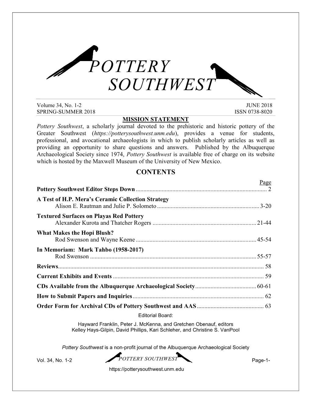 Pottery Southwest