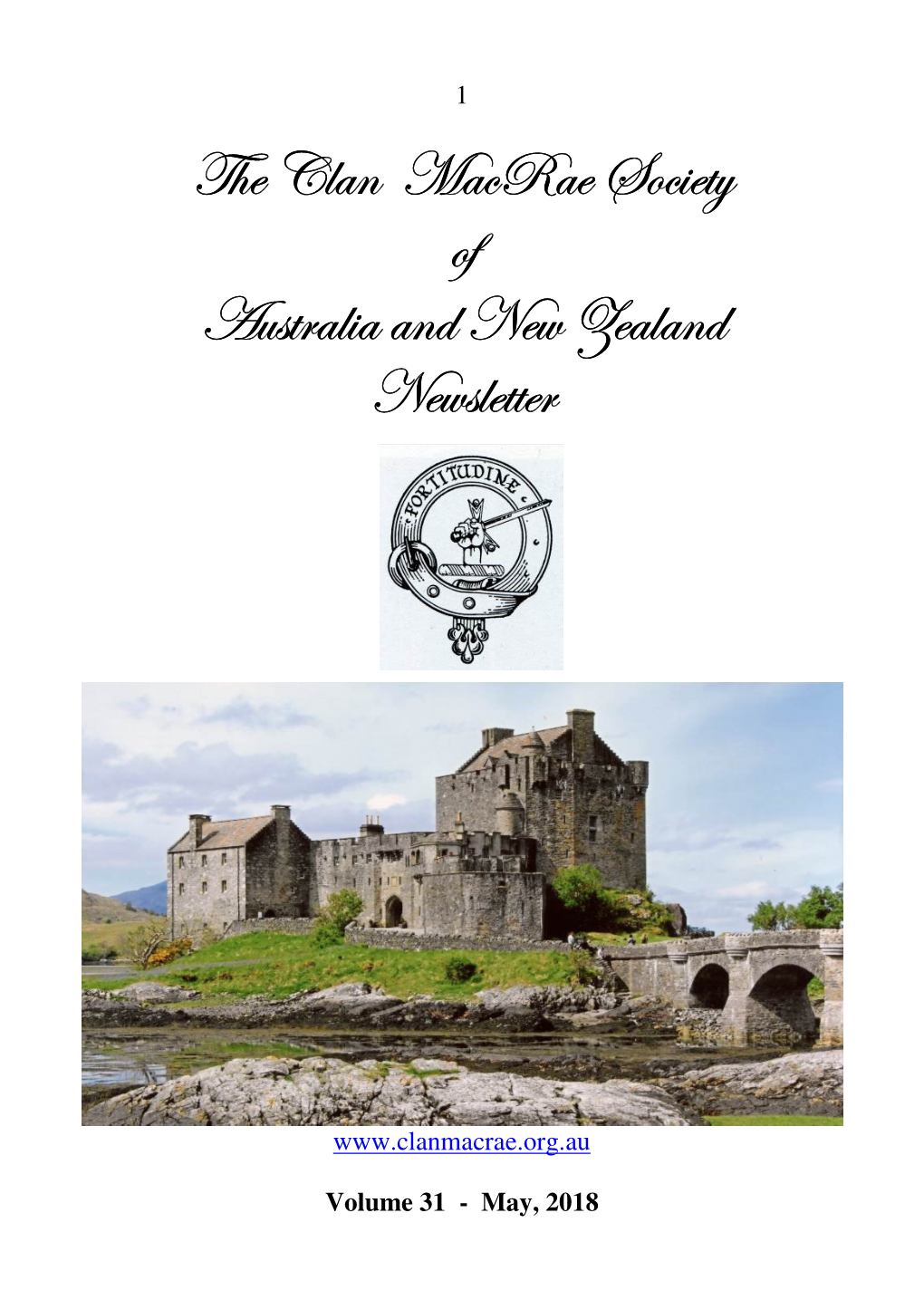 Macrae Clan Newsletter Volume 31 May 2018