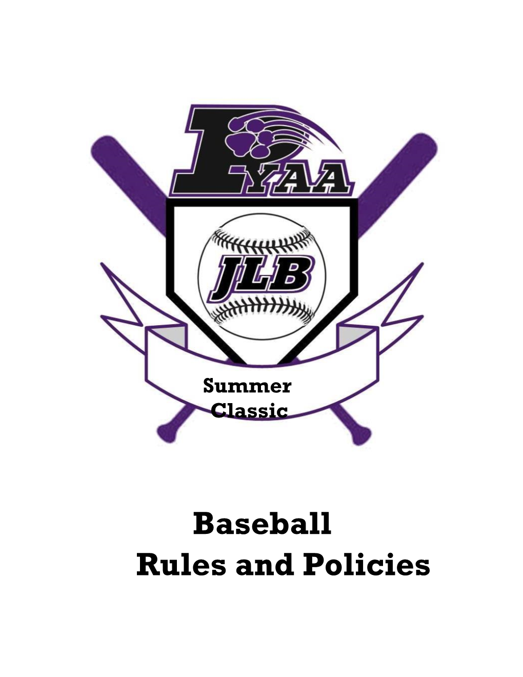 Baseball Rules and Policies: Tourney 2019