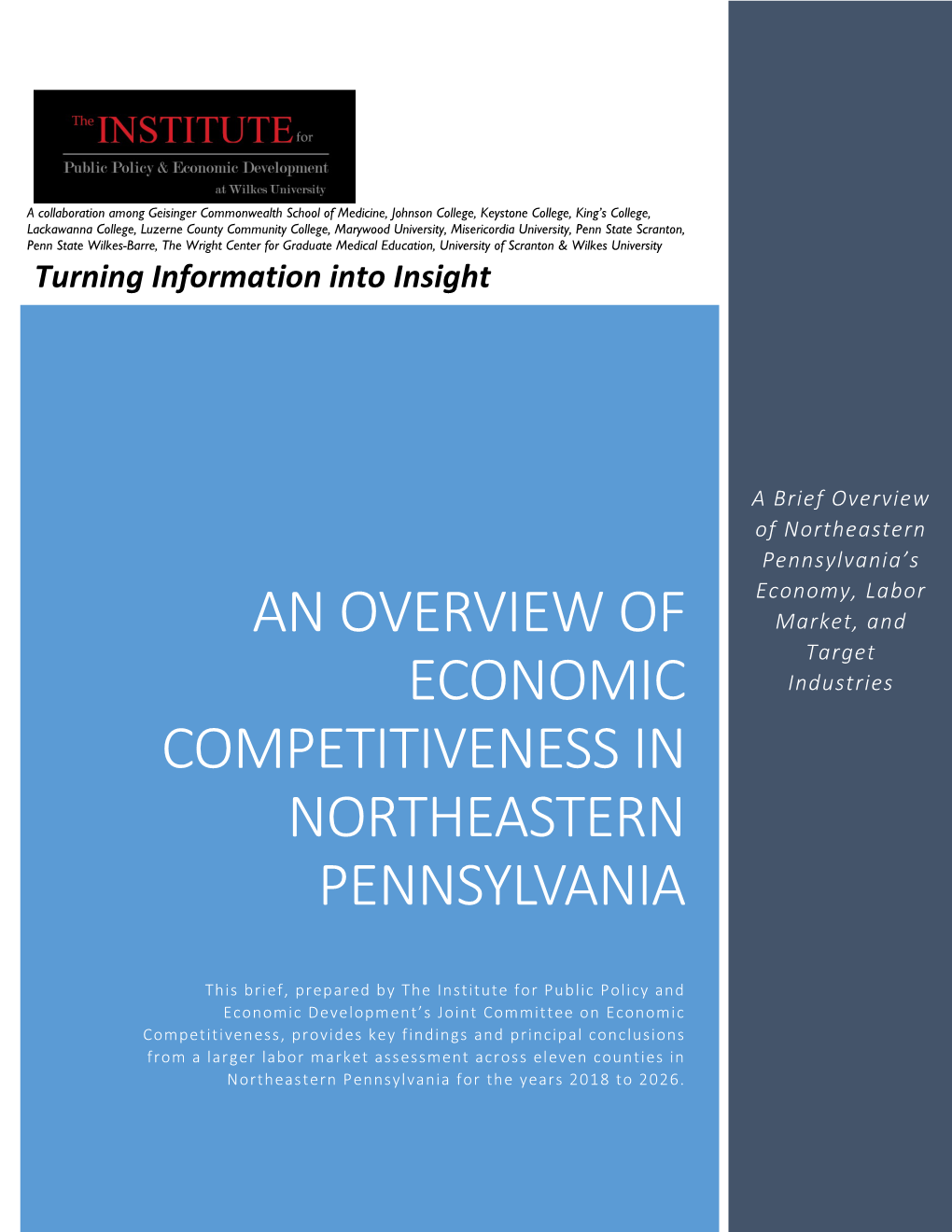 Overview of Economic Competitiveness