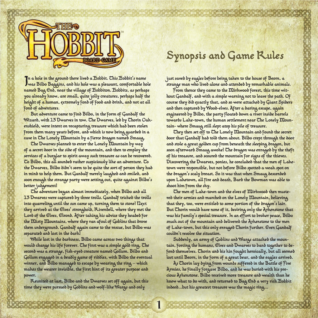 Hobbit-Rules.Pdf