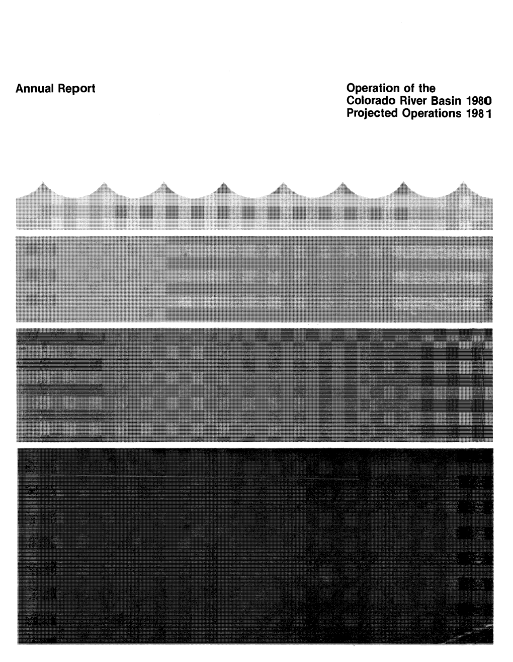 1980 Projected Operations 1981 Colorado River Basin