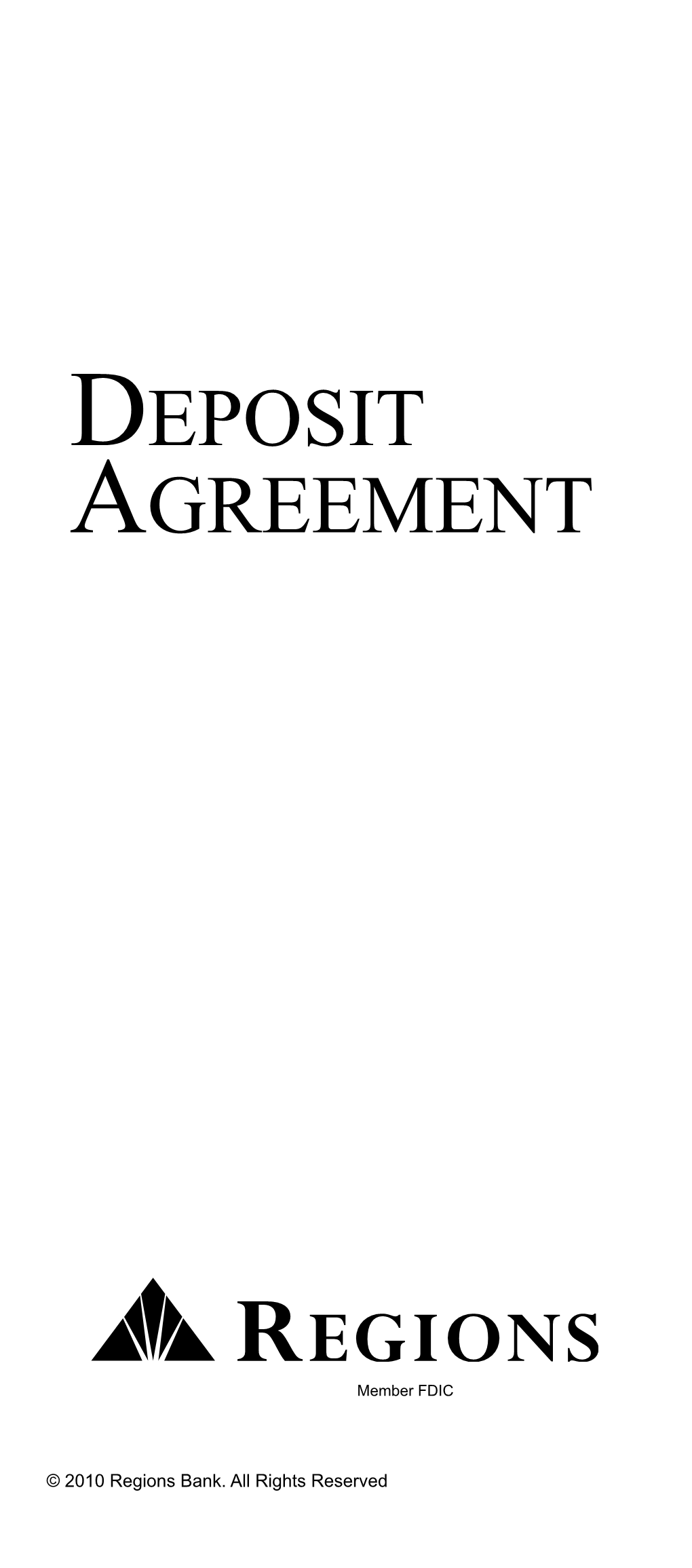 Deposit Agreement