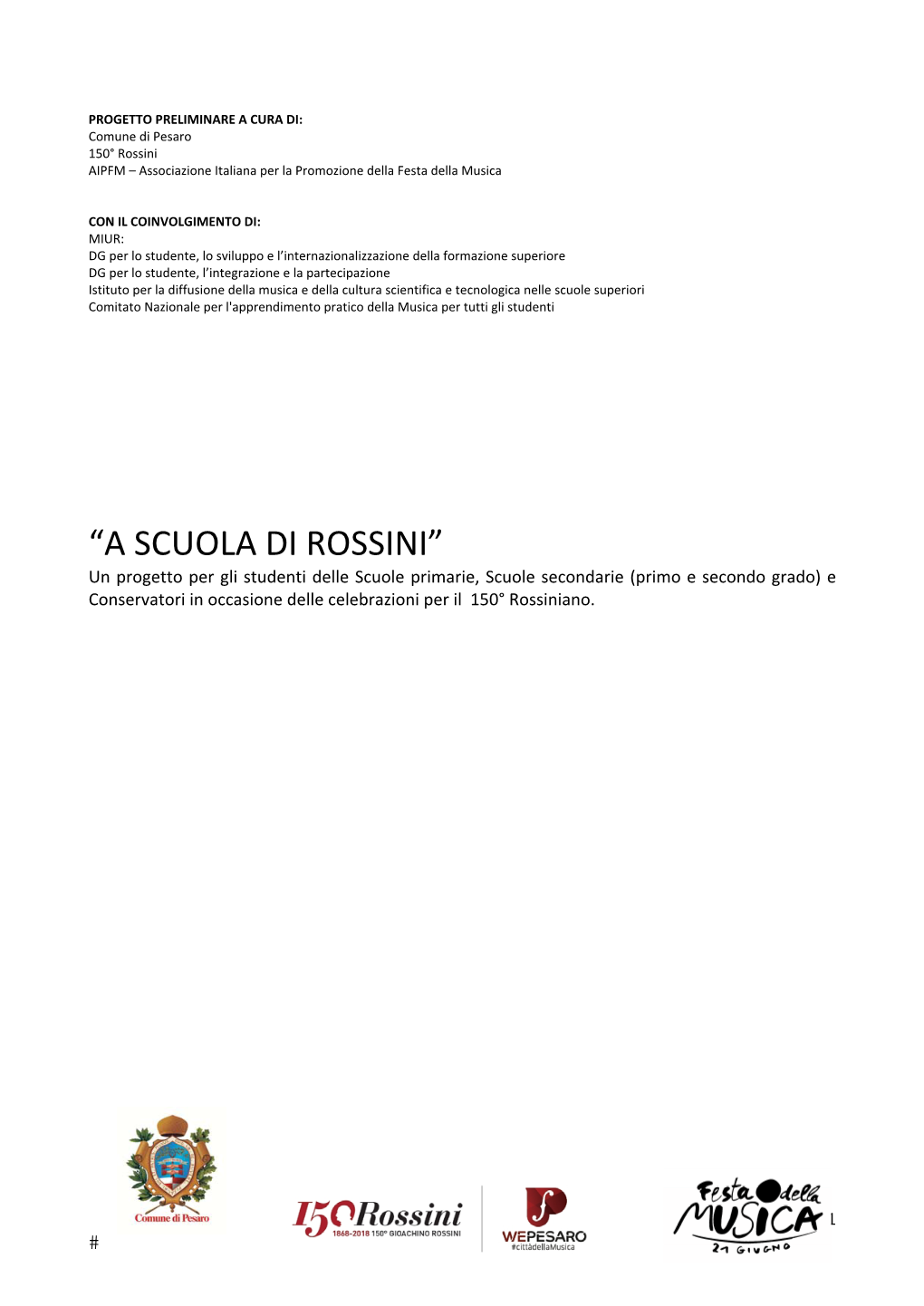 “A Scuola Di Rossini”