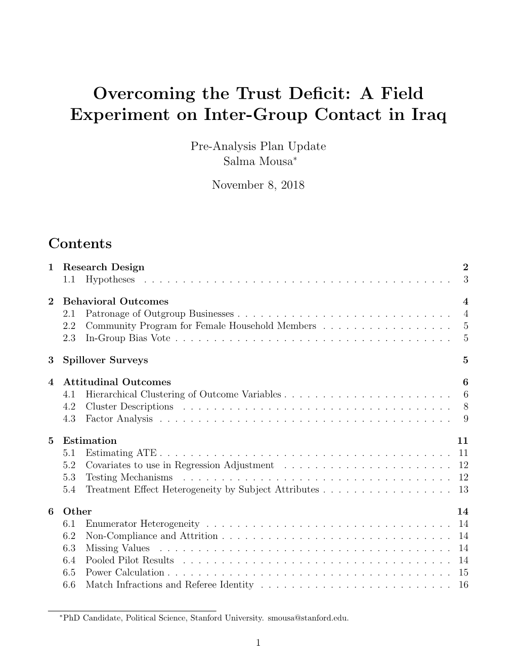 Overcoming the Trust Deficit