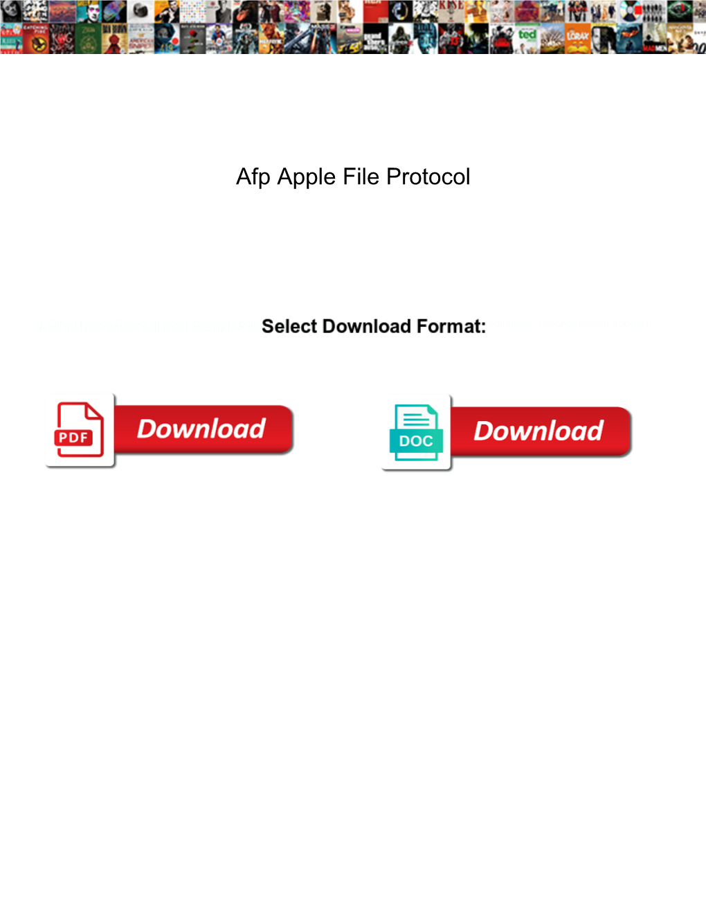 Afp Apple File Protocol