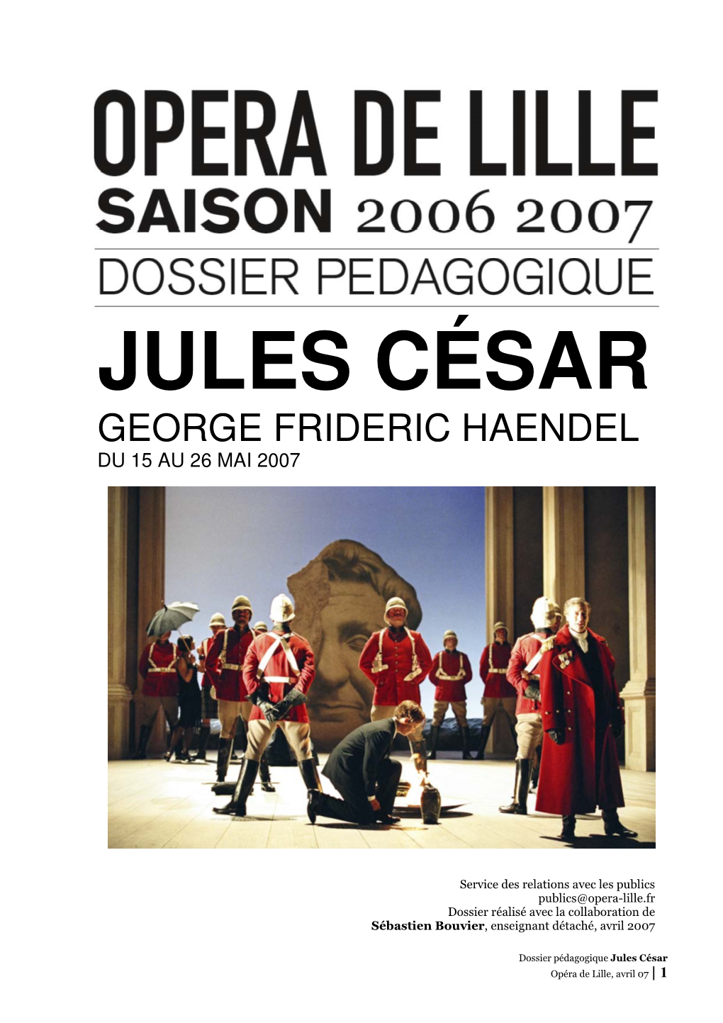 Dossier Pédagogique Jules César |