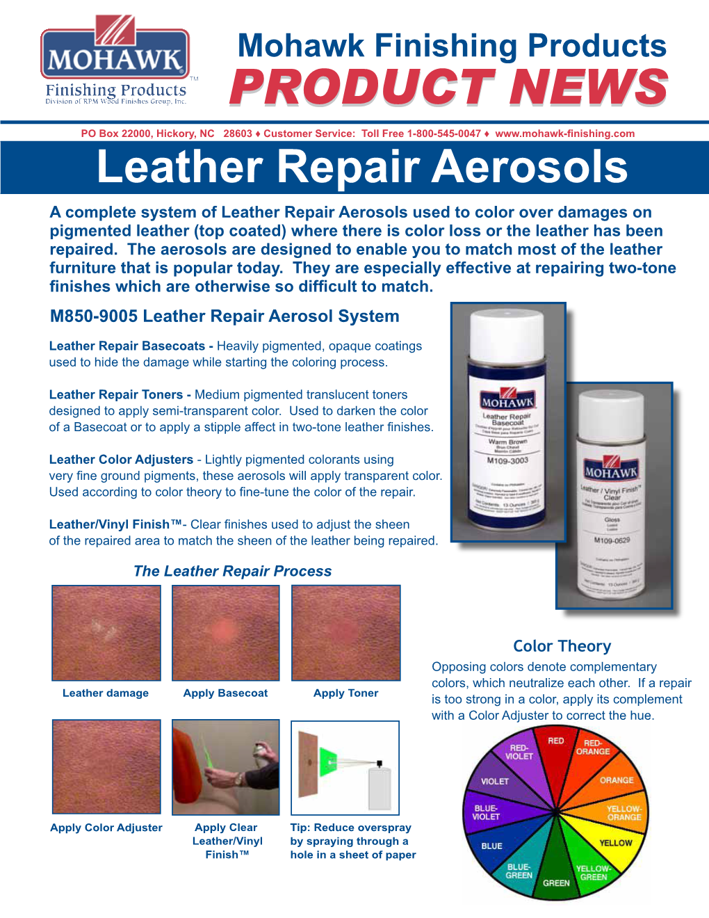 Leather Repair Aerosols.Pdf