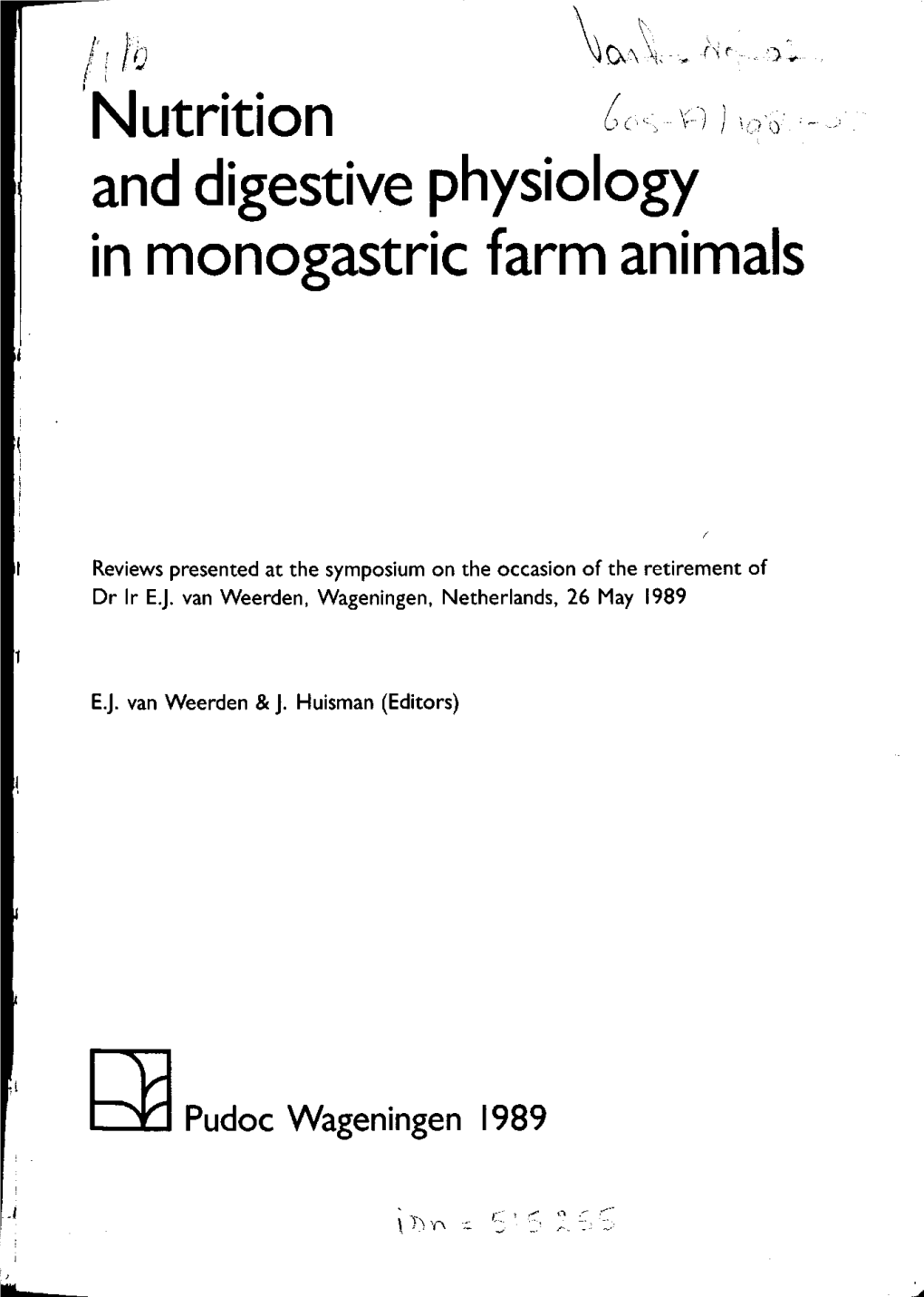 0 and Digestive Physiology in Monogastric Farm Animals