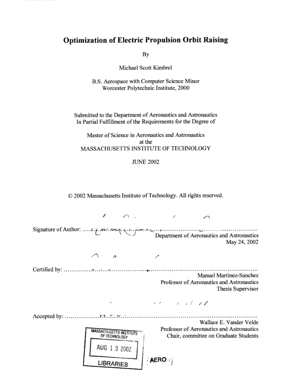 Optimization of Electric Propulsion Orbit Raising