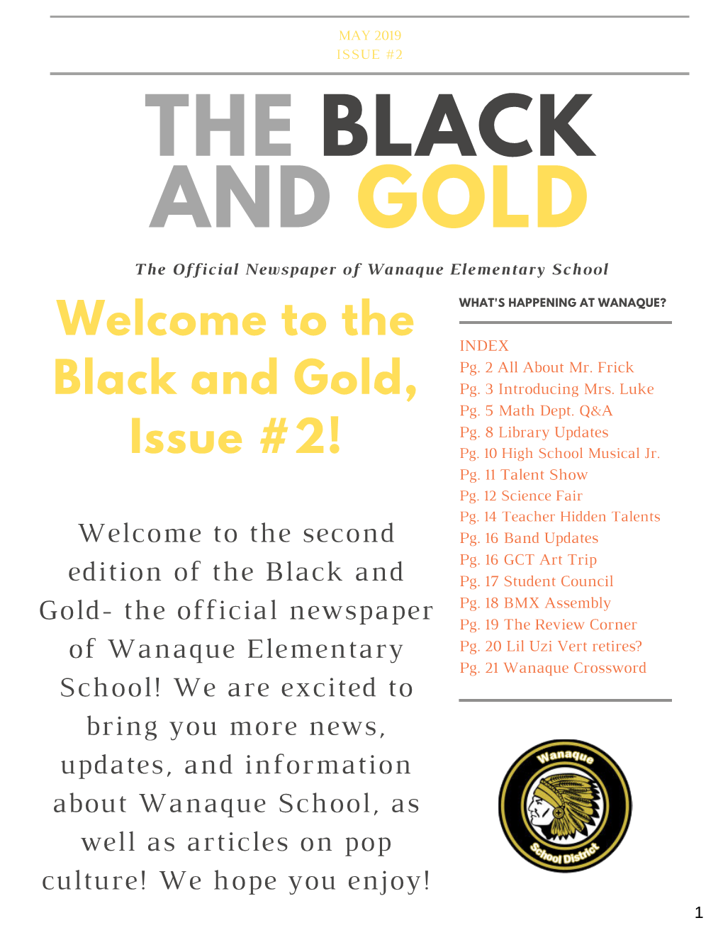 Black and Gold Issue 2