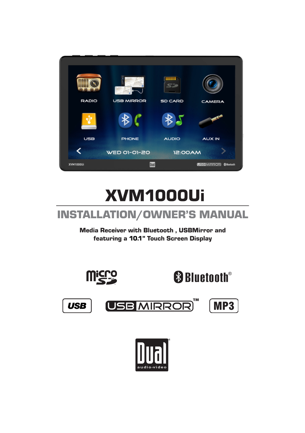 Xvm1000ui Owner's Manual