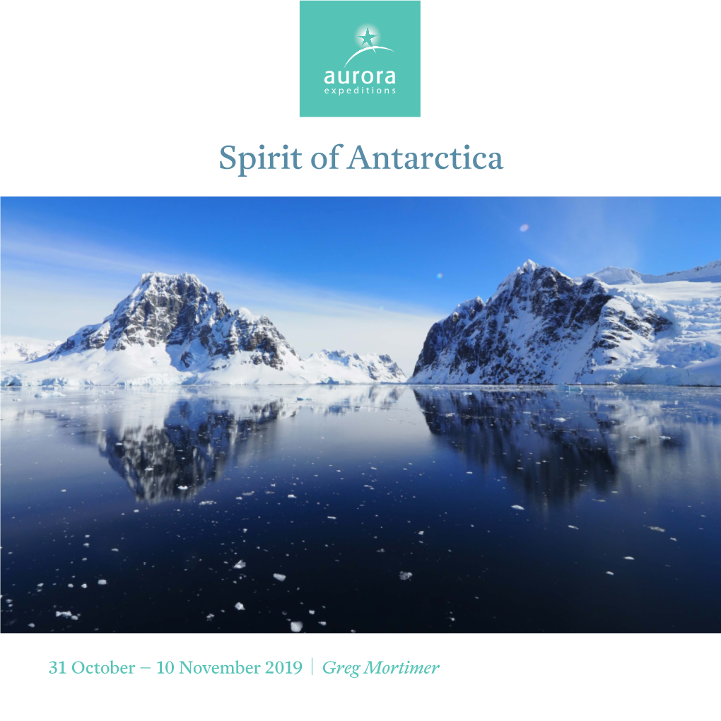 Spirit of Antarctica