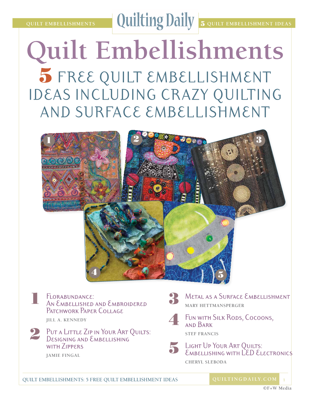 Quilt Embellishments