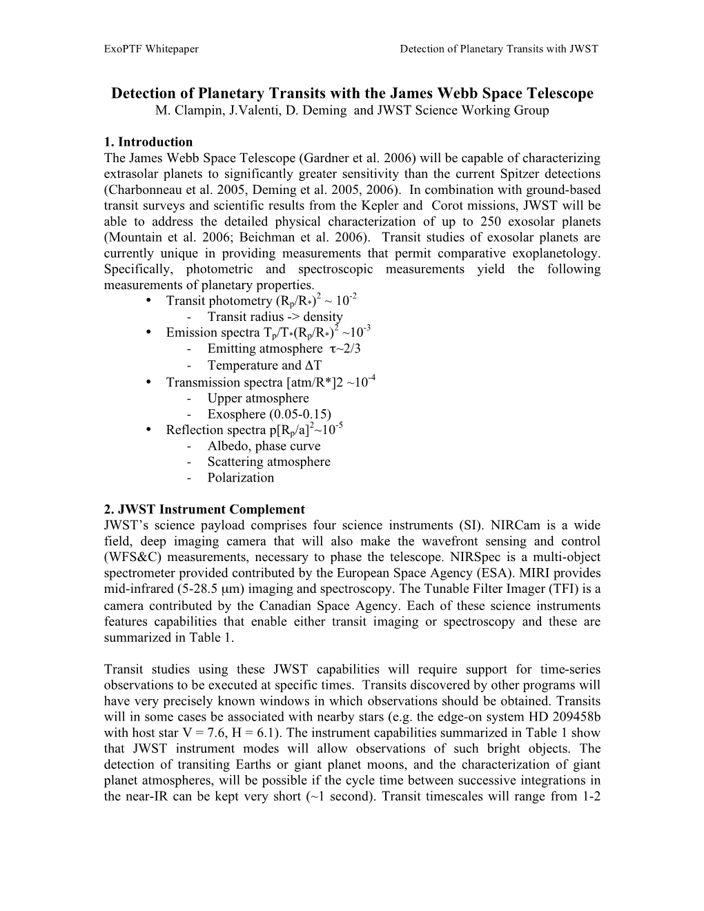 Detection of Planetary Transits with the James Webb Space Telescope M