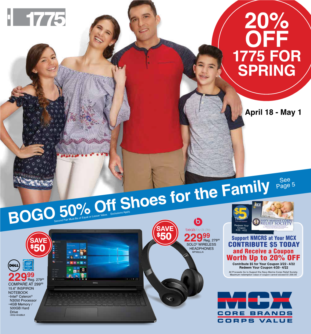 20% Off 1775 for Spring