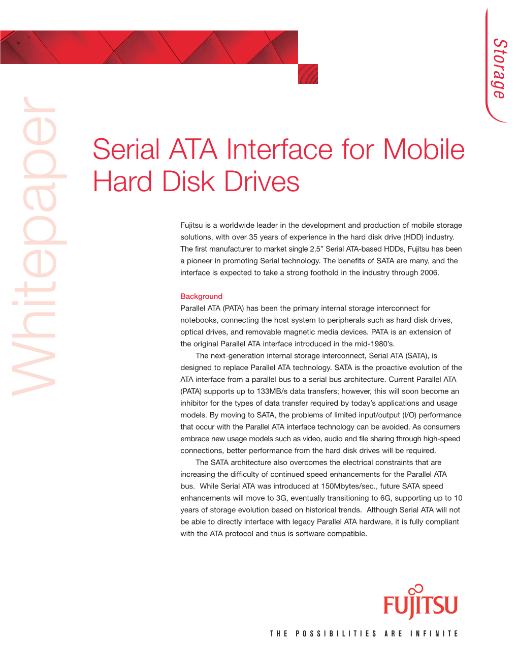 Serial ATA Interface for Mobile Hard Disk Drives