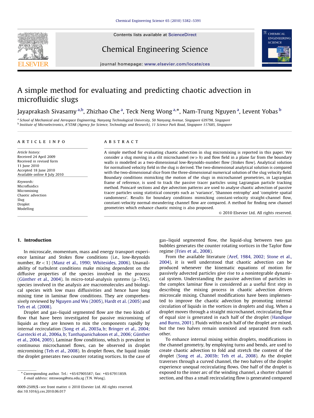 A Simple Method for Evaluating and Predicting Chaotic Advection in Microfluidic Slugs