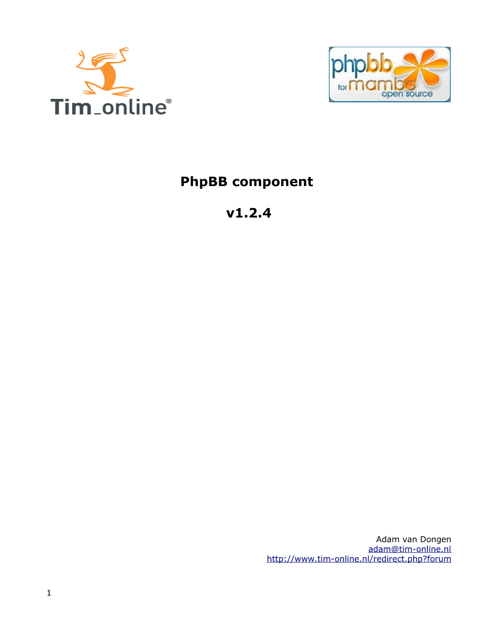 Phpbb Component V1.2.4