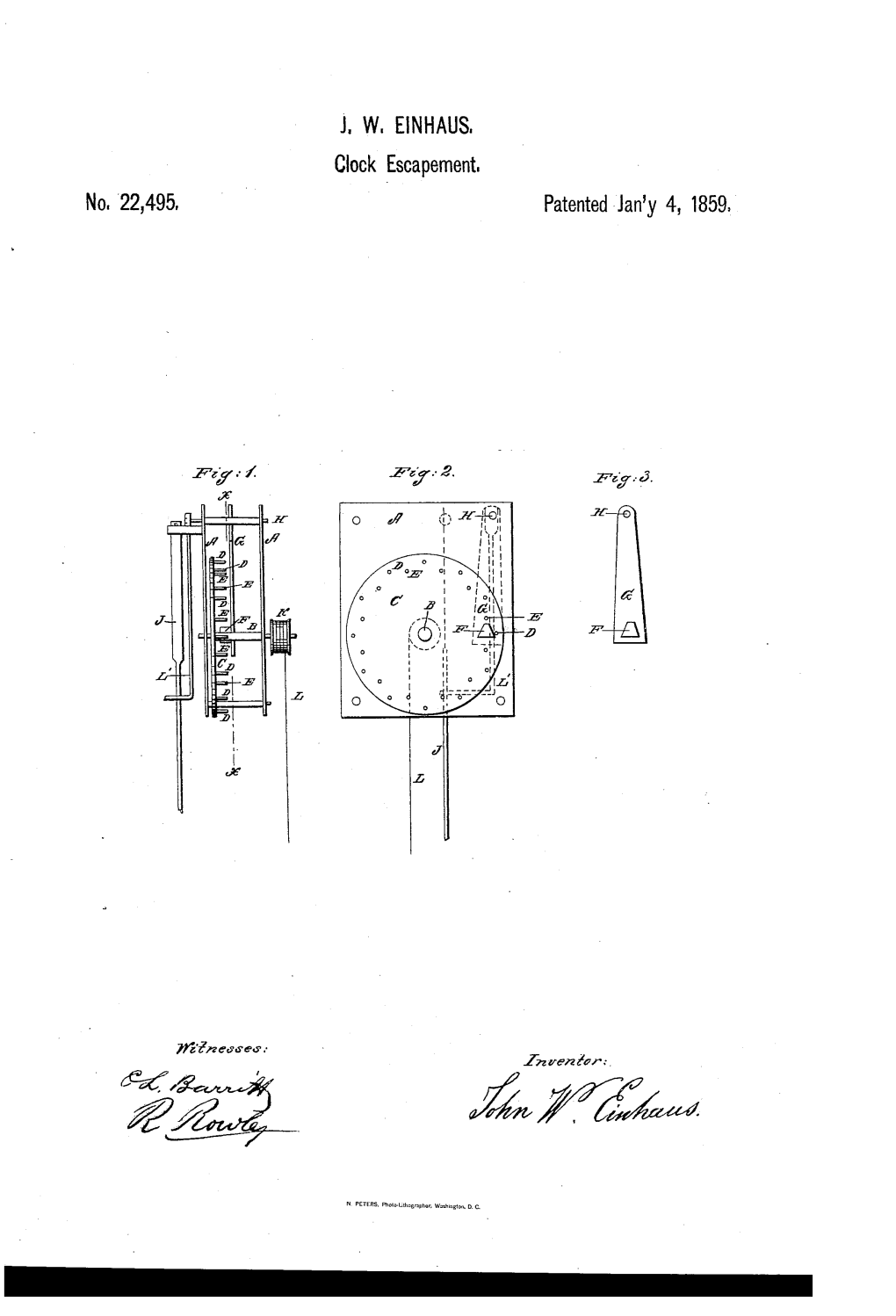 Clock Escapement, No