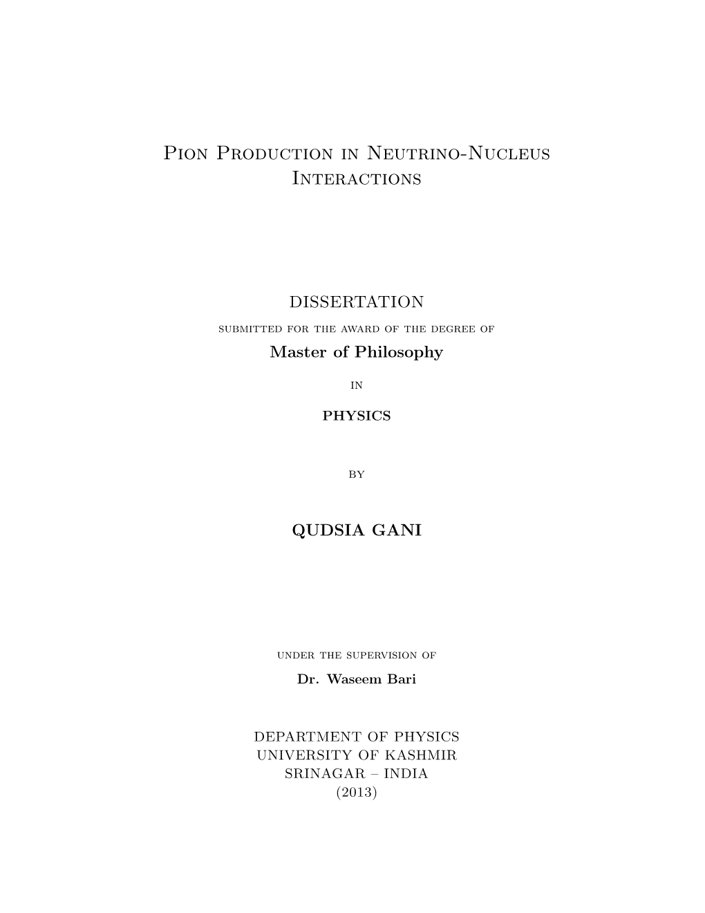 Pion Production in Neutrino-Nucleus Interactions