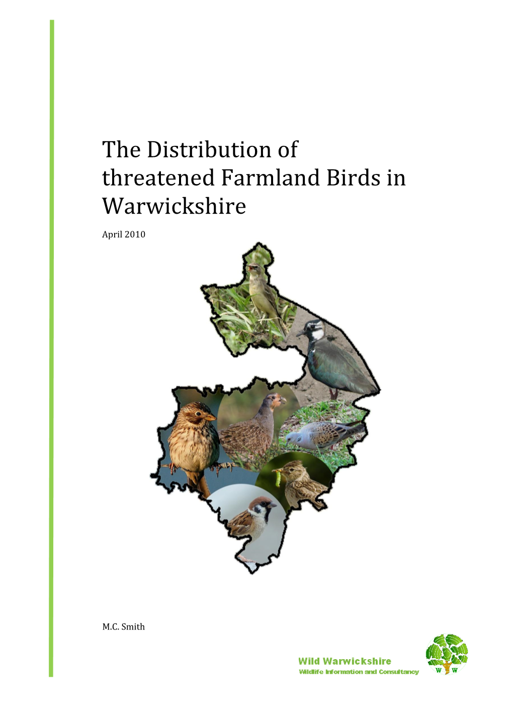 The Distribution of Threatened Farmland Birds in Warwickshire