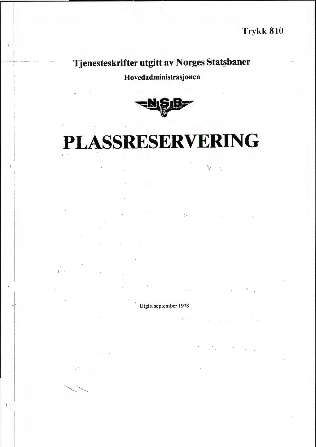 Plassreservering