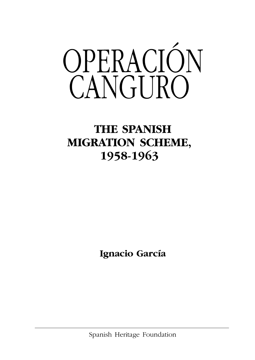 Operación Canguro