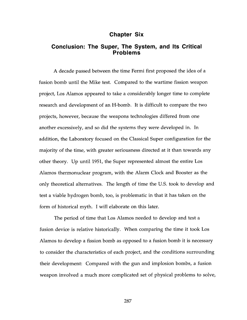 Chapter Six Conclusion: the Super, the System, and Its Critical Problems