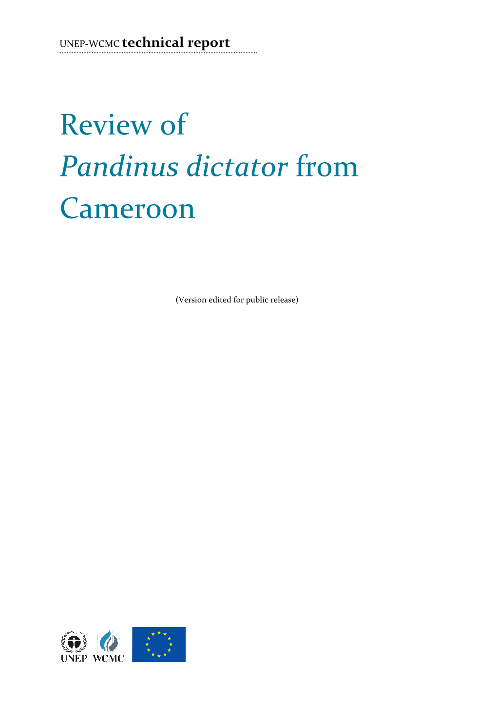 Review of Pandinus Dictator from Cameroon