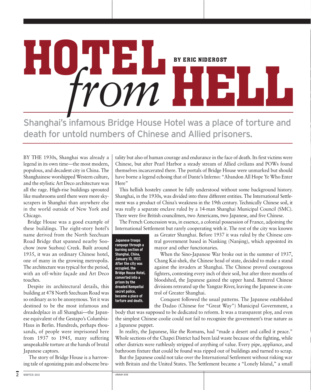 Shanghai's Infamous Bridge House Hotel Was a Place of Torture And