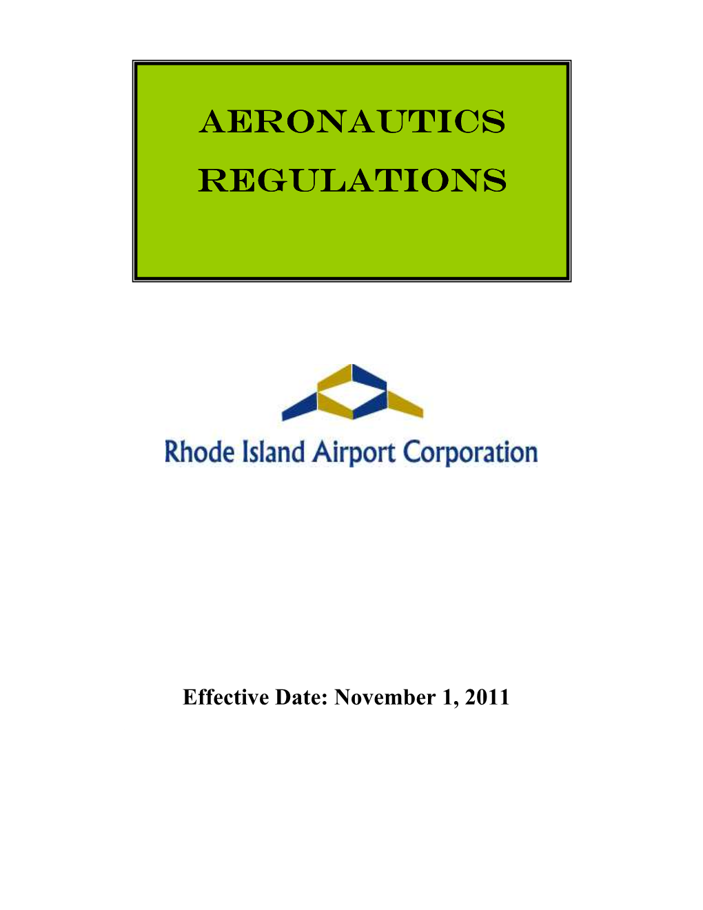 Aeronautics Regulati Aeronautics Regulations