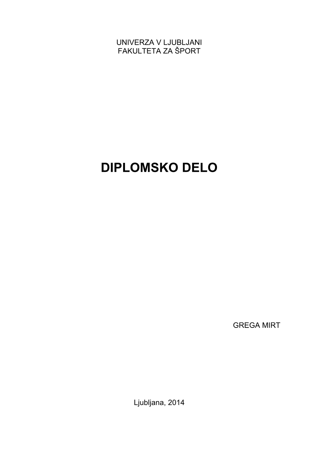 Diplomsko Delo