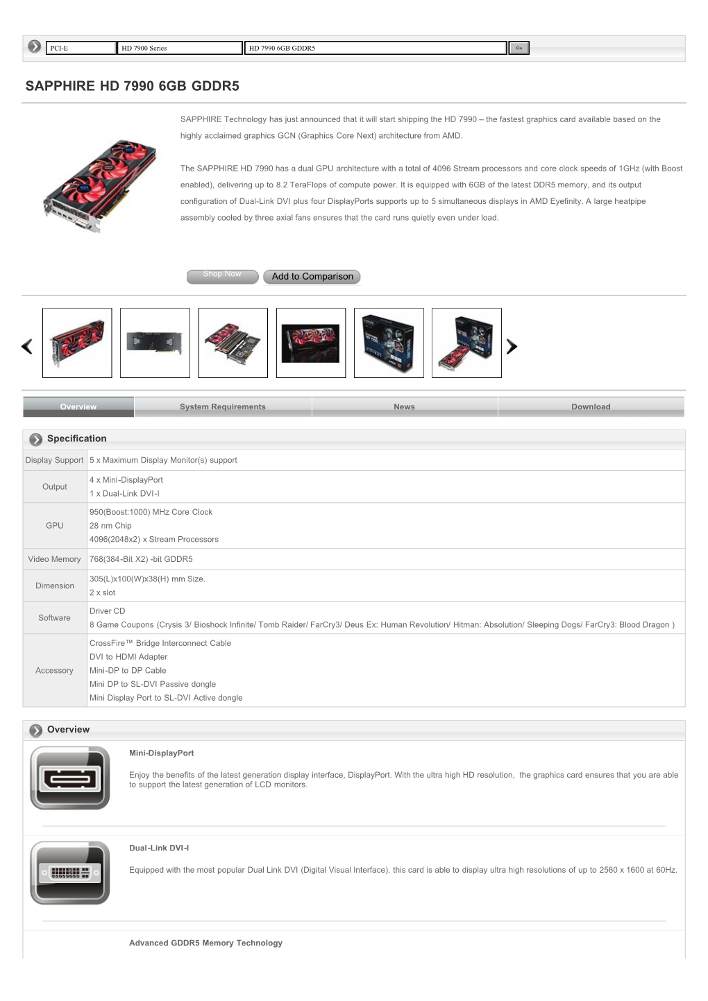 Sapphire Hd 7990 6Gb Gddr5