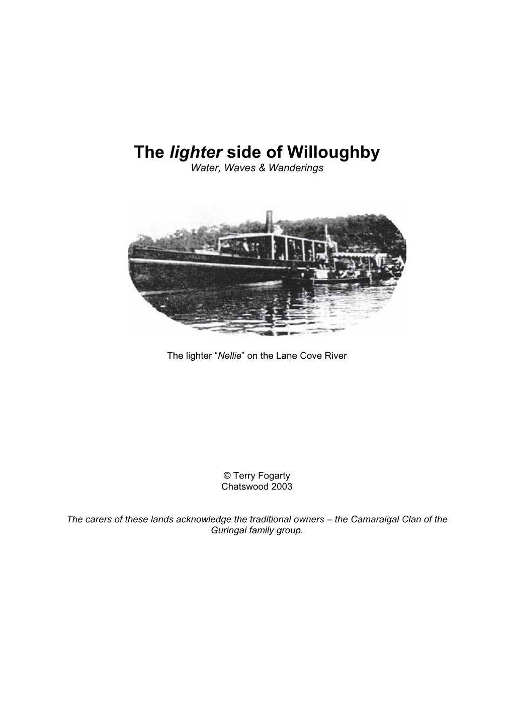 The Lighter Side of Willoughby(PDF, 720KB)