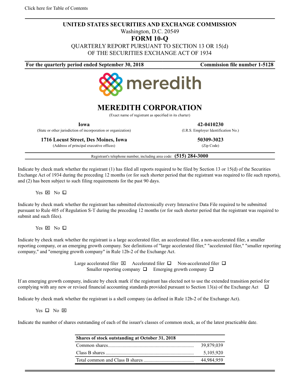 FY19 Q1 Form 10-Q