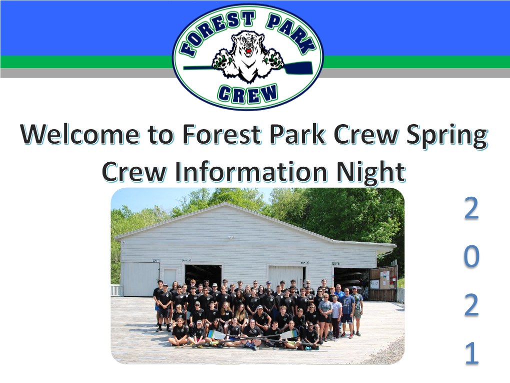 Spring Crew Info Night 2021 Power Point