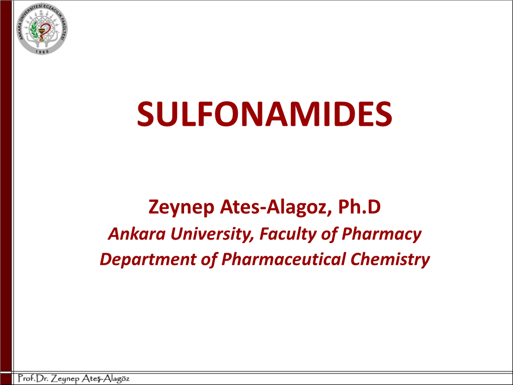 Sulfonamides