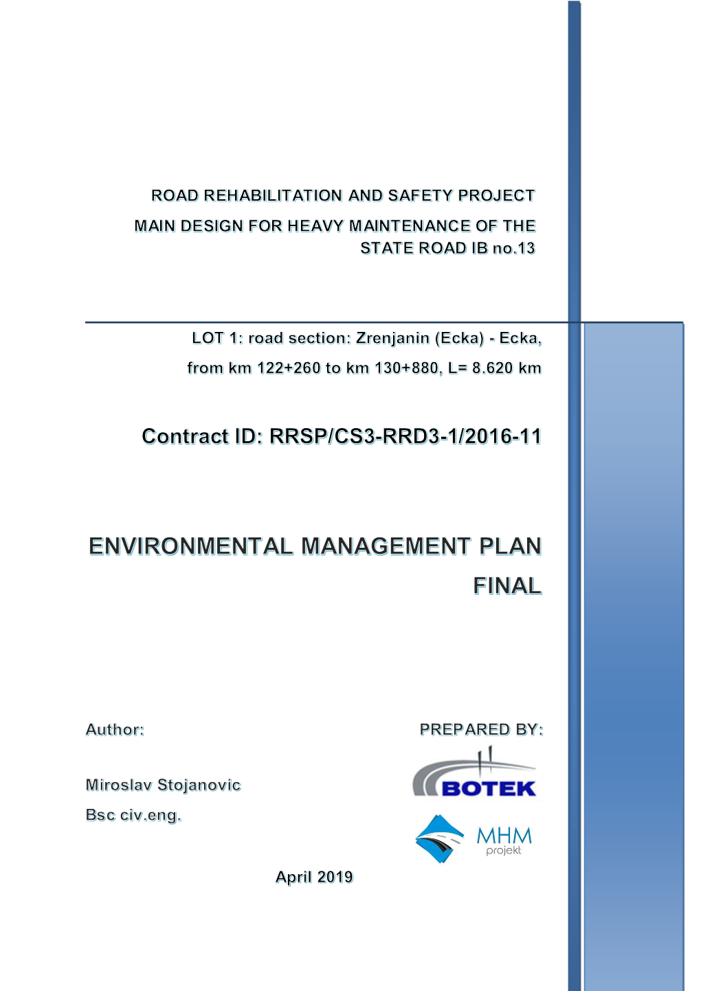 Environmental Management Plan