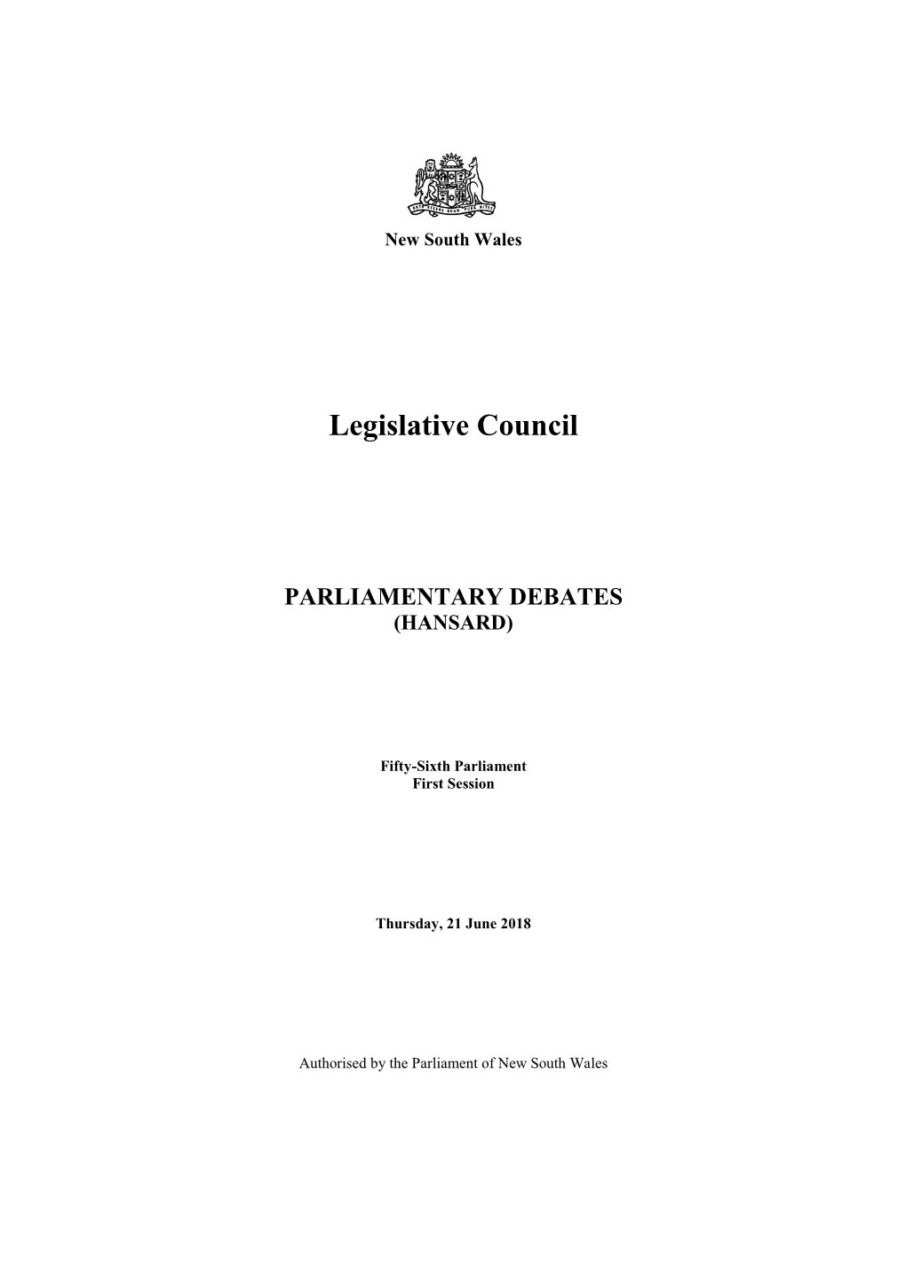 Legislative Council