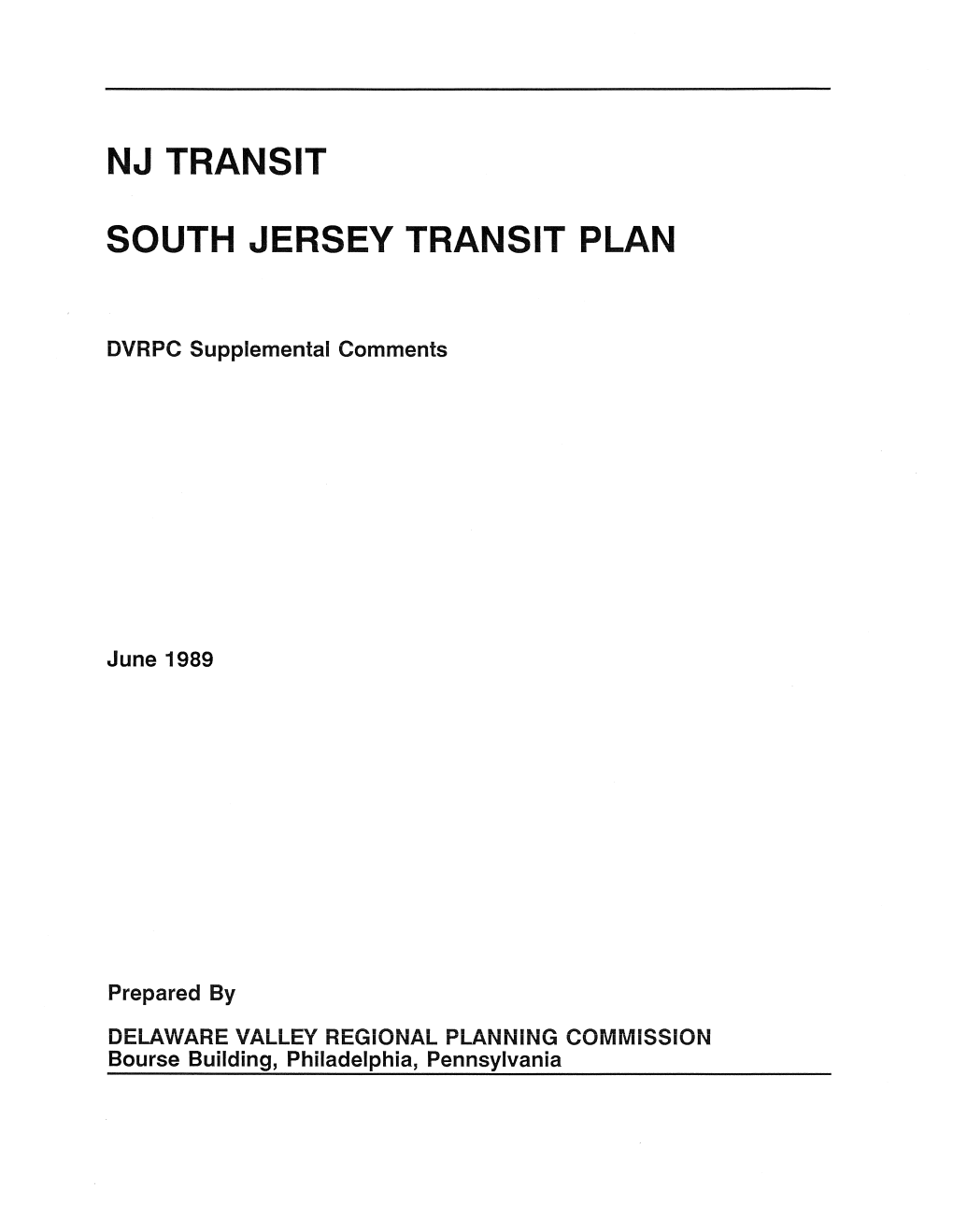 Nj Transit South Jersey Transit Plan