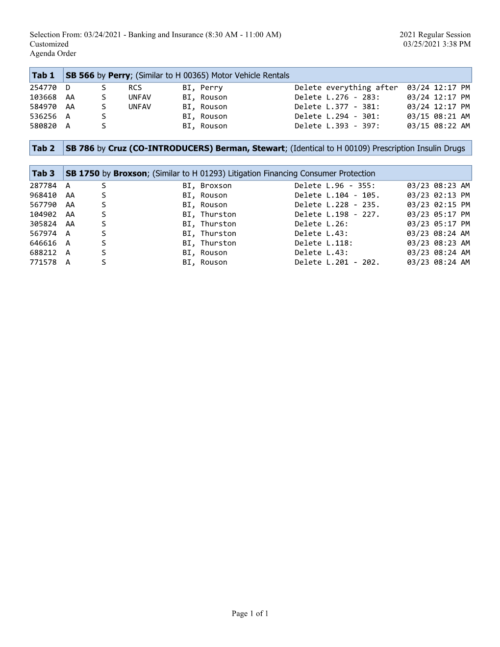 Meeting Packet