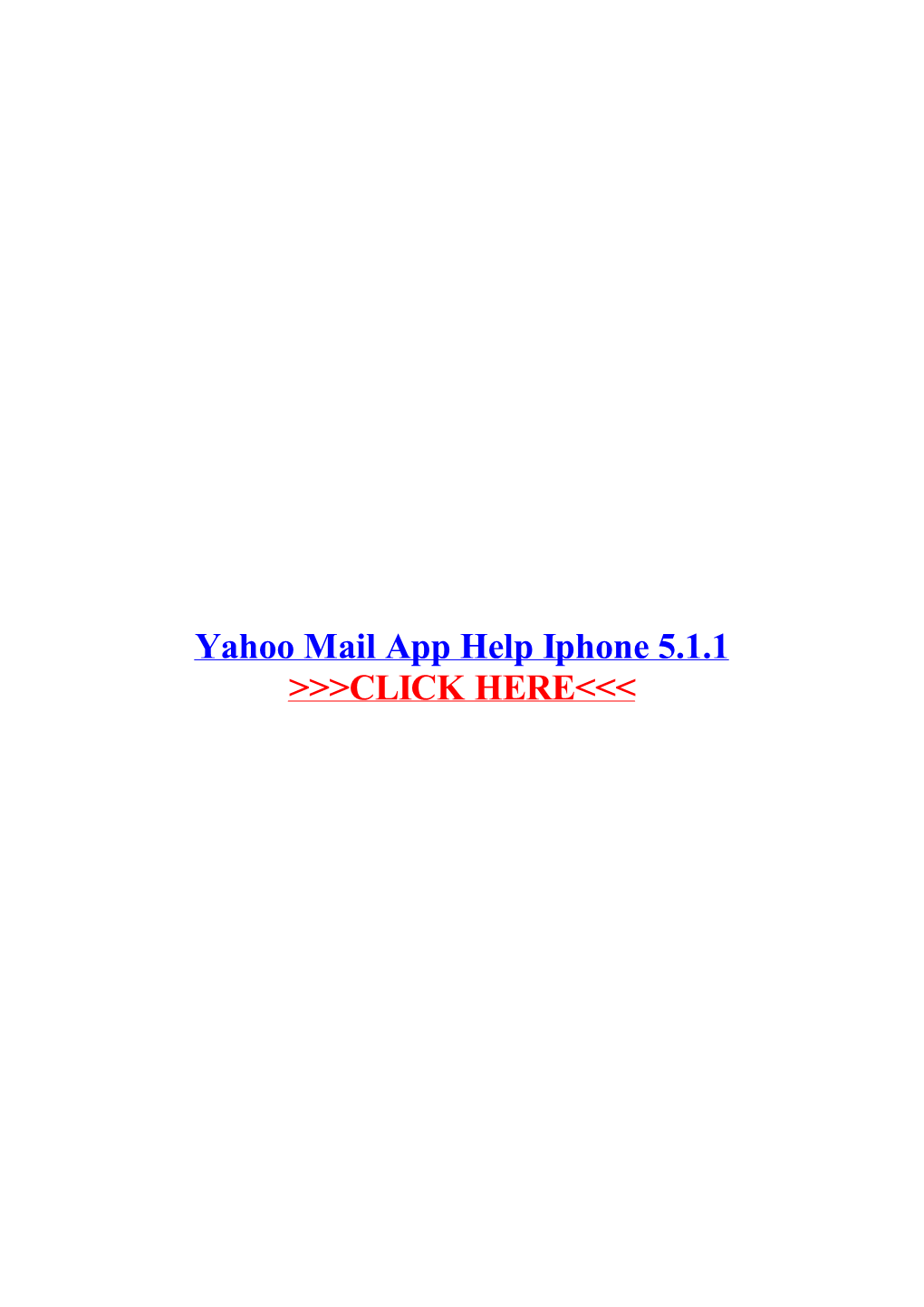 Yahoo Mail App Help Iphone 5.1.1.Pdf