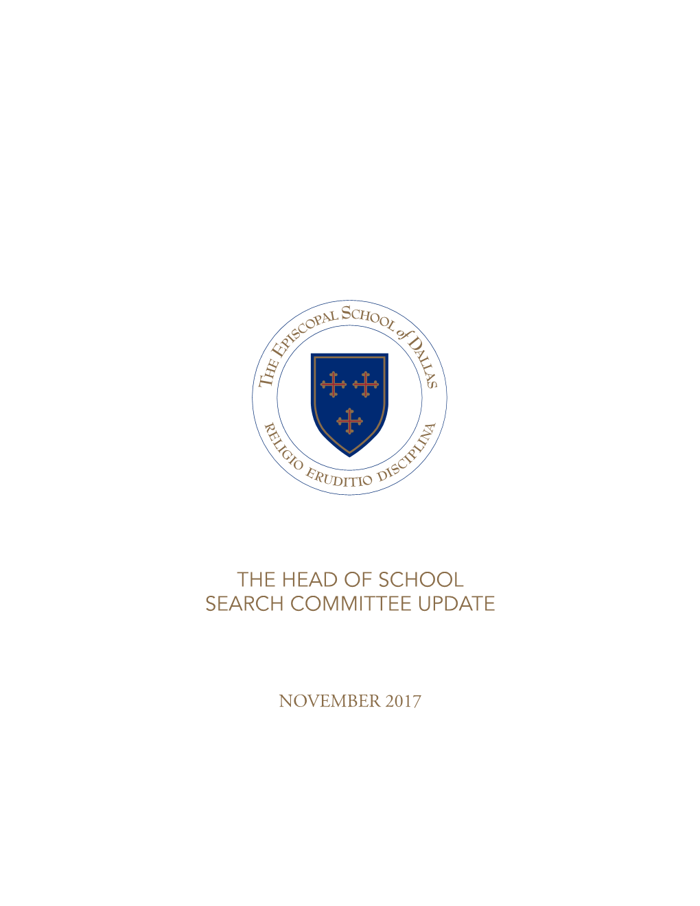 The Head of School Search Committee Update