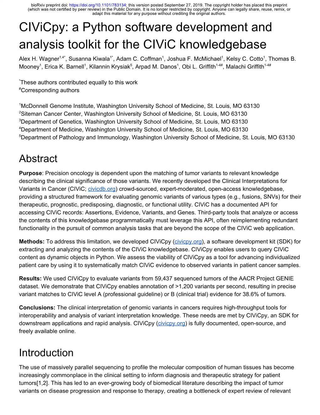 Civicpy: a Python Software Development and Analysis Toolkit for the Civic Knowledgebase