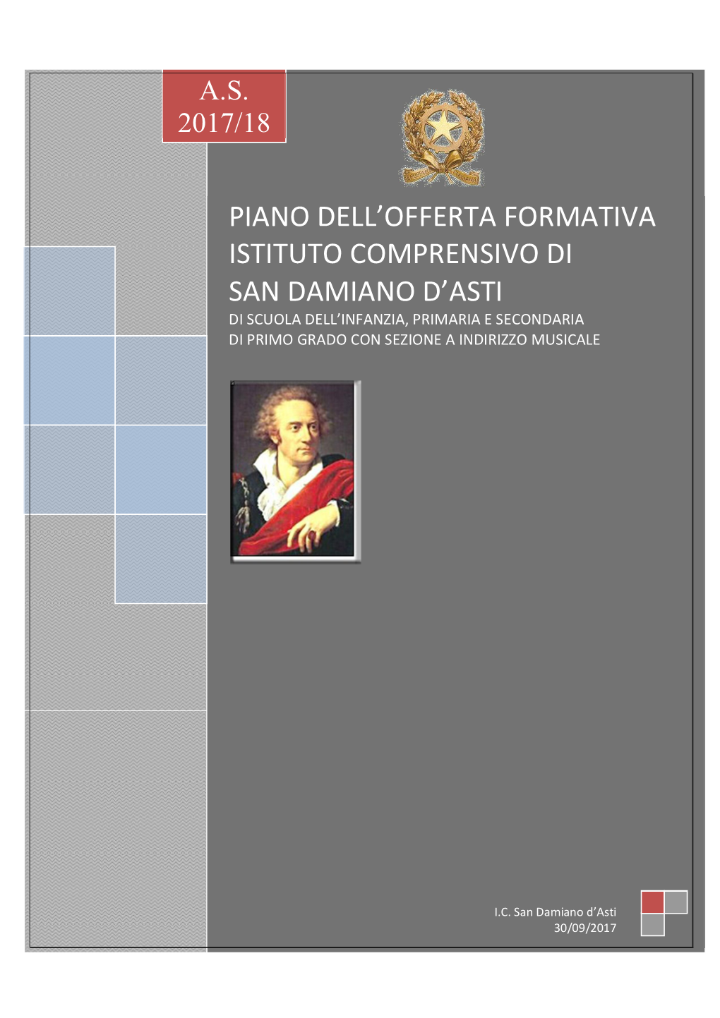 Piano Dell'offerta Formativa Istituto Comprensivo Di San Damiano D'asti