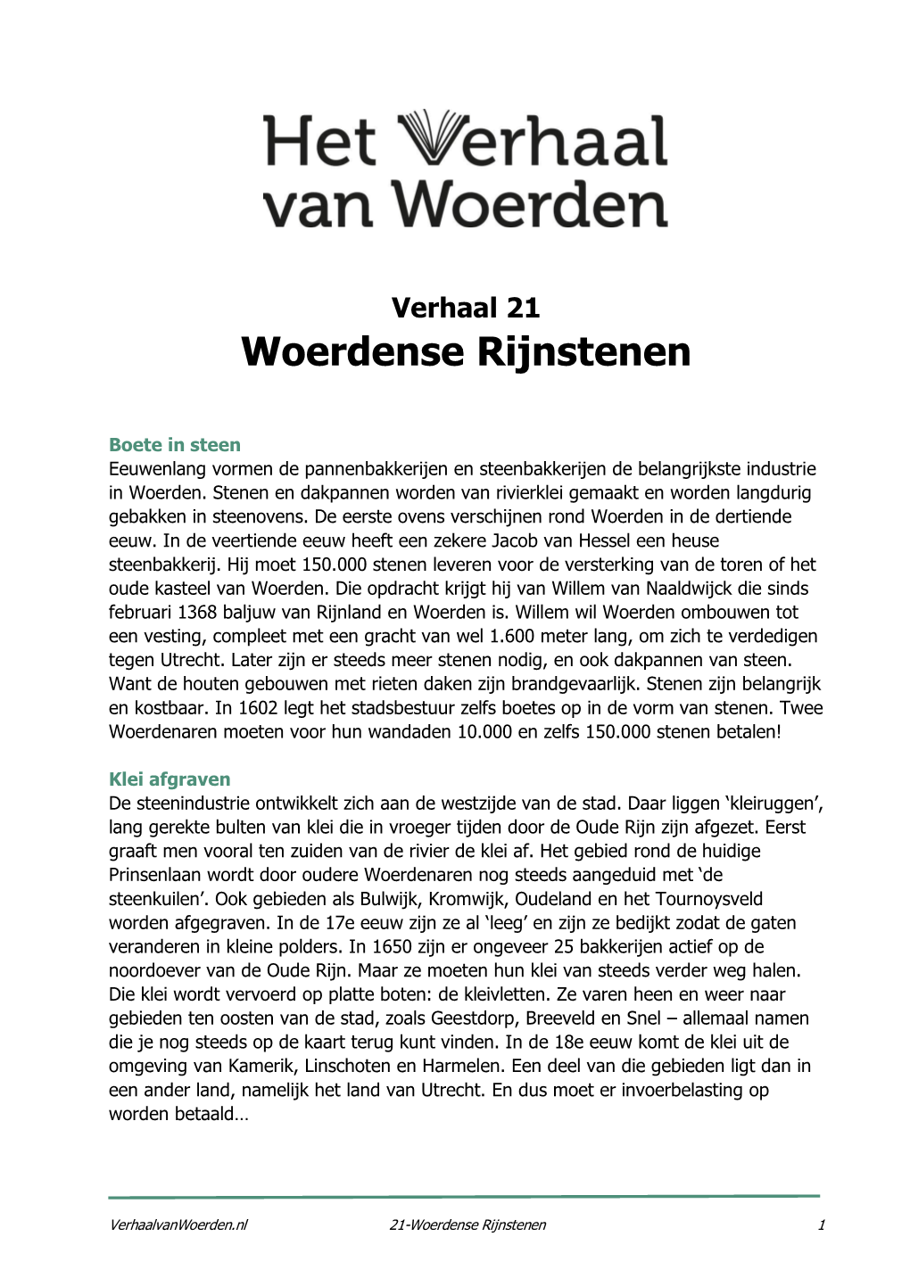 Woerdense Rijnstenen